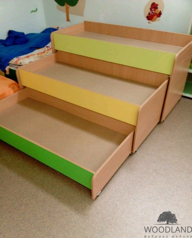 выкатная кровать для троих детей